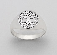 Tree Of Life Ring with Hearts in Celtic Design | Size 7